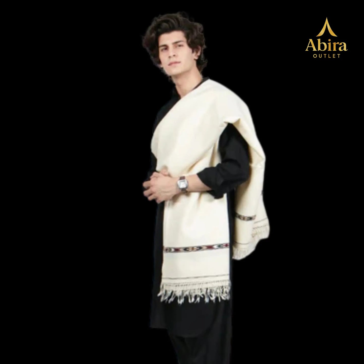 Swati Shawl – 100% Pure Wool, Handmade Abirascents